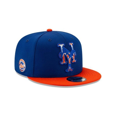 Blue New York Mets Hat - New Era MLB Batting Practice 9FIFTY Snapback Caps USA2681079